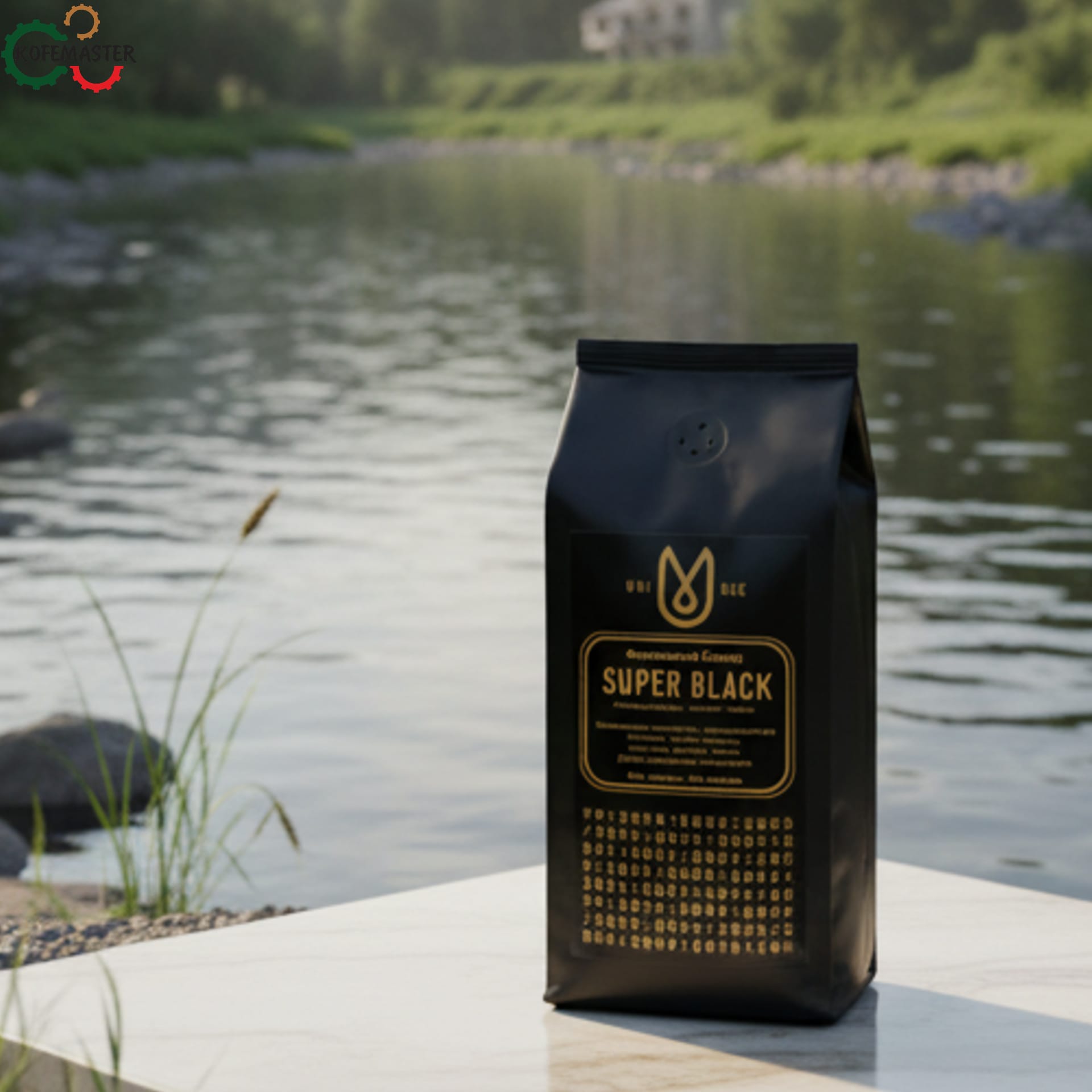 Кофе в зёрнах Super Black 1 кг.