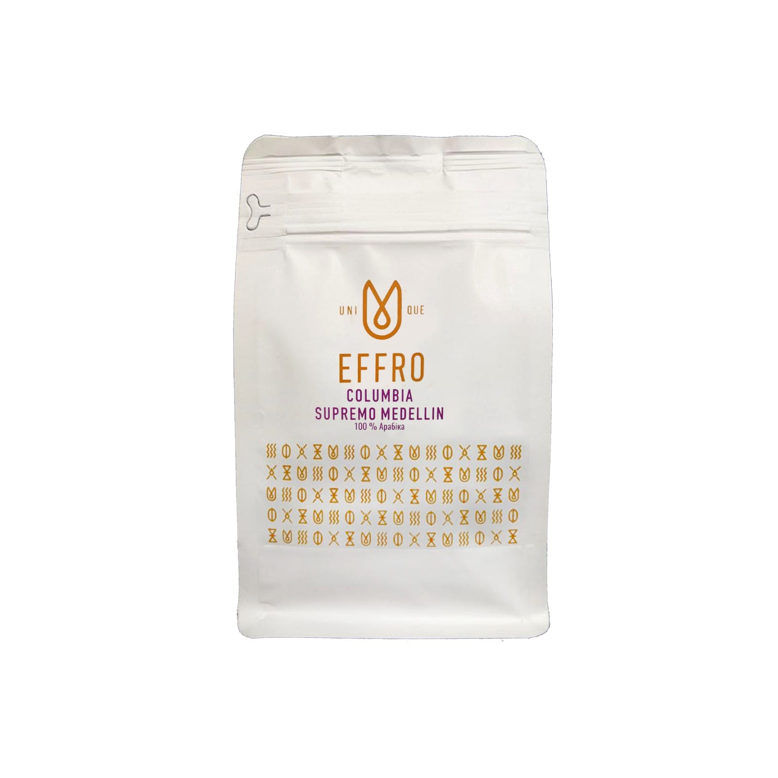 Купить кофе в зёрнах EFFRO Unique Coffee Columbia Supremo Medellin 250g