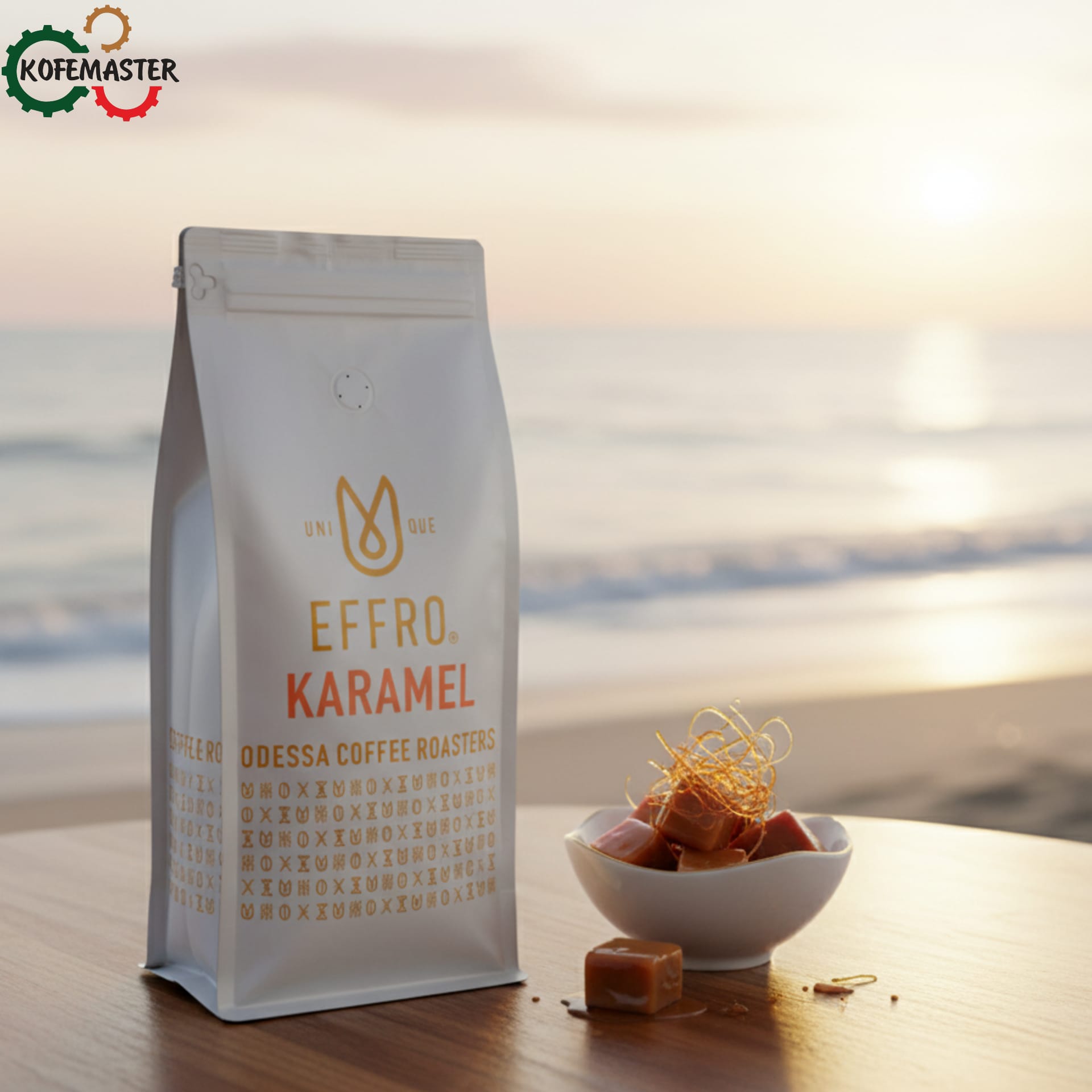 Кофе в зёрнах Effro Karamel 1 кг.